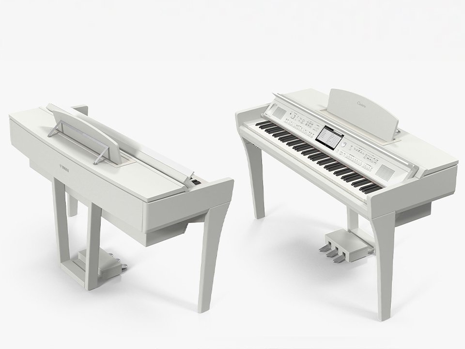 Hình ảnh chi tiết YAMAHA CVP-709 WH góc chụp 2